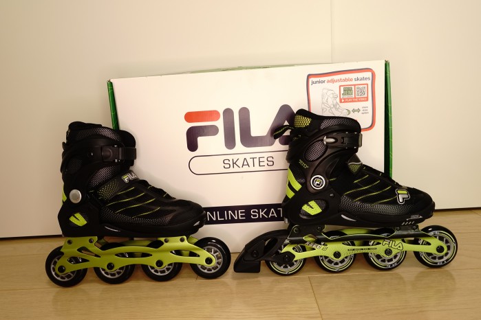 [フィラ スケート] FILA SKATES WIZY ALU インラインスケート X-one式サイズ調整可 ジュニア用 アルミフレーム